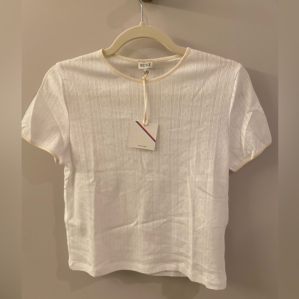 KULE pointelle top